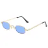 Gafas de Sol Hip-Hop Gafas de Sol Coloridas de Moda para Hombres y Mujeres Gafas de Sol de Metal con Montura Cuadrada Venta al por Mayor