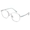 Al por mayor Nuevo Marco Óptico poligonal Ultraligero Moda Retro Marco de Gafas Anti-Luz Azul Tendencia Personalización 8509