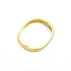 Tendência de Moda Design Transfronteiriço Liga de Metal Banhada a Ouro Oval Liso Pequeno Exquisito Pulseira Pulseira de Mola