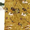 Tecido de Veludo com Estampas Florais para Outono e Inverno, Adequado para Vestidos Qipao, Coletes e Casacos