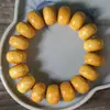 Nuevo Pulsera de Cuentas de Sándalo de Montaña, Pulsera de Cuentas de Madera para Manipular y Enrollar Alrededor de los Dedos, Suave al Tacto, Estilo Unisex, Cuentas de Forma Irregular, Cuentas de Oración