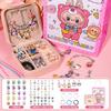 Taobao Venta Caliente Hermoso Set de Pulseras de Cristal Pulsera para Niños Caricatura DIY Collar de Cuentas Joyería Regalo Venta al por Mayor