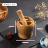 Artefato de Alho de Bambu Alho Doméstico Alho Amassado Moedor de Alho Pote de Alho Prensa de Alho Pote de Alho Amassador de Alho Pote de Alho