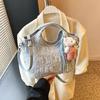 Moda Nicho Simple Pequeño Fresco Bolso de Hombro Estilo Suave para Mujer Primavera 2025 Nuevo Ocio Viajero Bolso Balde