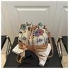 Bolso de Mujer Personalizado Estilo Étnico 2025 Nuevo Bolso de Hombro de Moda Trendy Bolso de Cubo con Cordón para Mujer Bolso Bandolera Retro Bordado