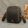 Negócios de Moda Transfronteiriços Bolsas Masculinas, Novo Estilo Bolsa Transversal Masculina Personalizada de Couro Bovino de Primeira Camada, Bolsa de Ombro com Padrão de Crocodilo Atacado