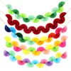 Bandeiras de Leques de Papel Vermelhos Decorações para Festa de Dia dos Namorados Adereços para Festa de Feriado e Casamento Guirlandas de Leques de Origami em Forma de Leque