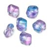 Paquete de 10 Cuentas Planas de Cristal Mágico de Gradiente Irregular Crystal Mágico Material para Pulsera Collar Hecho a Mano DIY