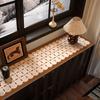 Jogo Americano de Couro, Estilo Antigo, Jogo Americano Retro para Mesa Lateral de Janela de Quarto, Resistente a Manchas e Antiderrapante, Jogo Americano para Balcão de Entrada de Casa