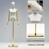 Tienda de Ropa Accesorios de Modelo Ropa de Mujer Maniquí de Medio Cuerpo para Escaparate Perchero Muñeca Falsa Maniquí de Vestido de Novia Soporte de Exhibición