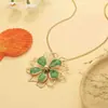 Nuevo Anillo de Flor Tridimensional Hueco de Doble Capa de Loto Elegante y Dulce de Venta Caliente Transfronterizo Pulsera Aretes Collar