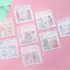 4 en el carácter lindo esmerilado pegatinas para hand account patrón pequeño decorativo pegatinas pequeñas diy caricatura y paquete de pegatinas de papel para hand account