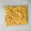 Tubo de Expansión de Plástico de Nylon con Forma de Pez Amarillo Pequeño Clavo de Expansión Tornillo de Expansión Tubo de Expansión Tapón de Expansión Tapón de Goma 6mm 8mm 10mm