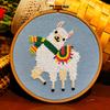 Bordado de Unicornio de Dibujos Animados Poke Frotado Ruso Show Bordado Hecho a Mano Bolsa de Materiales diy Bordado con Aguja Lana Poke Poke Le
