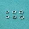 Conector de Anel de Prata de Lei S925 Vintage Anel Aberto Anel Fechado Prata Tailandesa Elo Redondo Liso Fecho de Elo Pulseira Acessórios Prata