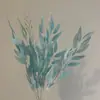 Arranjos florais de folha de vime para decoração de corredor de casamento, parede floral, decoração de salão de casamento, arranjo de parede de fundo estilo floresta de plantas verdes, decoração de teto