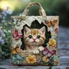 Nuevo producto transfronterizo TEMU Amazon bolso de mano de moda para mujer con estampado bolso de hombro tela Oxford 600D-2