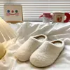 Zapatos Peludos Baotou 2026 Nuevo Estilo Otoño e Invierno Felpa Media Pantufla para Mujer, Zapatos de Moda Antideslizantes con Suela Gruesa