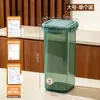 Caja de almacenamiento de vasos desechables BNBS, recipiente de almacenamiento antibacteriano para vasos de papel y pajitas, frasco hermético para cocina y sala de estar