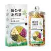 Té de crisantemo, baya de goji, semilla de casia, raíz de bardana, madreselva, osmanthus, grupo, bolsa de té triangular en caja