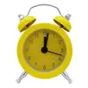 Reloj despertador de metal al por mayor de 5 cm, lindo y creativo, pequeño, para estudiantes y niños, con esfera de reloj intercambiable y logotipo, reloj de cuarzo
