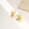 Pendientes geométricos irregulares de acero inoxidable europeos y americanos transfronterizos, pendientes de alta gama, temperamento, moda, personalidad, pendientes exagerados
