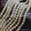 Flash boutique perlas de discoteca perlas de cristal perlas diy pulsera collar accesorios de joyería perlas sueltas venta al por mayor