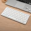 Teclado Bluetooth Recarregável Ultrafino em Estoque para Computador Externo Sem Fio Desktop Laptop Teclado Leve de 87 Teclas
