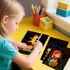 Nuevo Libro de Pintura Creativa de Graffiti para Niños con Animales 3D para Rascar Aventura Bajo el Mar Caperucita Roja Tarjeta para Rascar