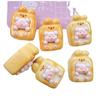 Carcasa de Teléfono de Crema DIY de Juego de Comida de Cerdito de Dibujos Animados Brillante Accesorios de Resina Hecho a Mano Horquilla Diadema Material para Joyería Bolsa