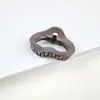 Pinza para el pelo de clip mediano esmerilado transfronteriza de 4,5 cm, pinza lateral simple para mujer, pinza para flequillo, pinza para coleta, accesorios para el cabello