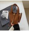 Bolso de mano de alta gama para mujer, estilo coreano 2025, nuevo, sencillo, informal, tipo cubo, bandolera de moda