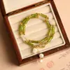 ¡Dulces Burbujas! Pulsera Simple con Cuentas Transparentes para Mujer 2025 Nueva Pulsera de Hada estilo ins Han Feng Frío