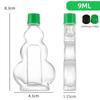 3ml6ml9ml12ml18ml botella de aceite para el viento botella de aceite refrescante botella de vidrio vacía botella de aceite esencial