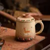 Taza con Infusor de Té Separador de Té Cultural y Creativo de Dunhuang Regalo de Inauguración para Clientes, Líderes, Maestros Souvenir de Alta Gama