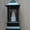 Lanterna de pônei vintage lâmpada de vela eletrônica luz noturna LED lanterna de querosene de Natal externa lanterna de vento portátil lanterna pequena