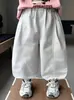 Pantalones de Niño Otoño 2026 Nuevo Otoño Casual de Punto Pantalones de Bebé Niña Elegantes Puños Acanalados Pantalones Deportivos de Chándal Linterna