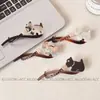 Pasador de Acetato Estilo Coreano con Forma de Perro, Pinza Retorcida para Mujer, Sensación de Alta Gama, Nuevo y Moderno Accesorio para el Cabello para la Parte Trasera de la Cabeza, Elegante Pasador
