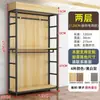 Prateleira Vitrine Multicamadas Altura de Prateleira Ajustável Rack de Armazenamento Aço Madeira Rack de Exibição de Chão Simples Supermercado Armazenamento Multicamadas