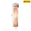 Amazon Transfronterizo Shangchao 6 Piezas Vajilla de Acero Inoxidable Cuchillo y Tenedor Cuchara Hotel Cuchillo y Tenedor para Steak Occidental Traje de 24 Piezas