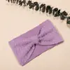 Nuevo Pañuelo para la Cabeza Europeo y Americano Accesorios para el Cabello de Niñas Diadema de Felpa para Bebé Diadema para Bebé de Tejido Elástico Hecha a Mano Venta al por Mayor