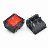 Certificação de Segurança CQC Kcd9 Vermelho Quadrado Grande Seis Pinos Interruptor Alavanca Impresso Oi 6 Pinos Duas Velocidades Tipo Barco