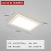 Luces de sala de estar 2025 nuevas lámparas Guangdong Zhongshan, ambiente simple moderno, paquete para toda la casa, combinación de iluminación de techo