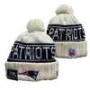 Exportación al por mayor de gorros de lana, gorros de punto de la NFL, gorros de lana de moda cálidos de otoño e invierno para hombres, mujeres y parejas