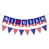 Decorações de Favo de Mel Decorativas para o Dia da Independência Transfronteiriça Balões Brilhantes de Mesa para Festa do Dia Nacional Americano