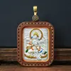 Personalizável Cultural e Criativo Tara Verde Tibetana Vários Tamanhos Tridimensional Pintado à Mão Tsa-tsa Pingente Thangka Ornamento de Mesa Pendurado Atacado