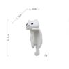 Tapón para móvil gato 807 con forma de trasero en cuclillas y trepando tapón antipolvo para móvil de dibujos animados