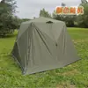 Tienda de Algodón Gruesa Cálida de Invierno Directa de Fábrica Hexagonal para Acampar Tienda para Pesca en Hielo con Agujero para Chimenea Tienda para Pesca en Hielo