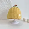 Gorro de Calabaza de Invierno Gorro de Punto para Bebé Gorro de Lana Cálido de Color Caramelo para Niños, Hombres y Mujeres para Niños y Niñas Lindo y Versátil