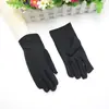 Guantes de Spandex para Mujer, Delgados, Elásticos, Protección Solar, Negros, para Conducir, Unisex, Etiqueta, Joyería